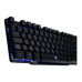 Teclado gamer português Brasil cor preto com luz 