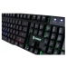 Teclado gamer português Brasil cor preto com luz 